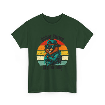 Street-Art Biber T-Shirt – Urban Cartoon mit Sonnenbrille & Hoodie