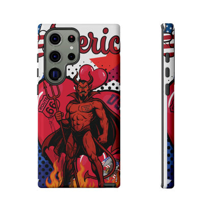 "From Hell with Love - Made in USA" phone case straight from hell
