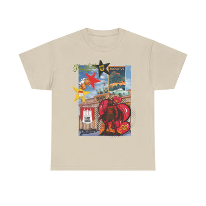 „Deutschland Pop-Art Collage – Urban Street Style T-Shirt“