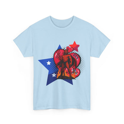"Inferno Patriot" – USA Pop Art Streetwear T-Shirt