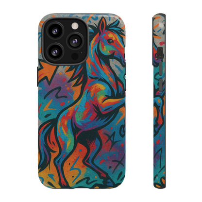 „Horse Power – Graffiti Horse Street Art Design”