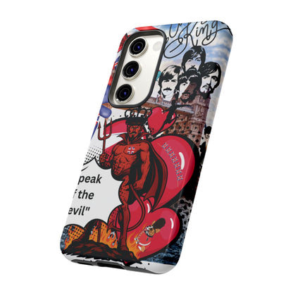“Speak of the Devil” – Britpop meets Prince of Hell Phone Case