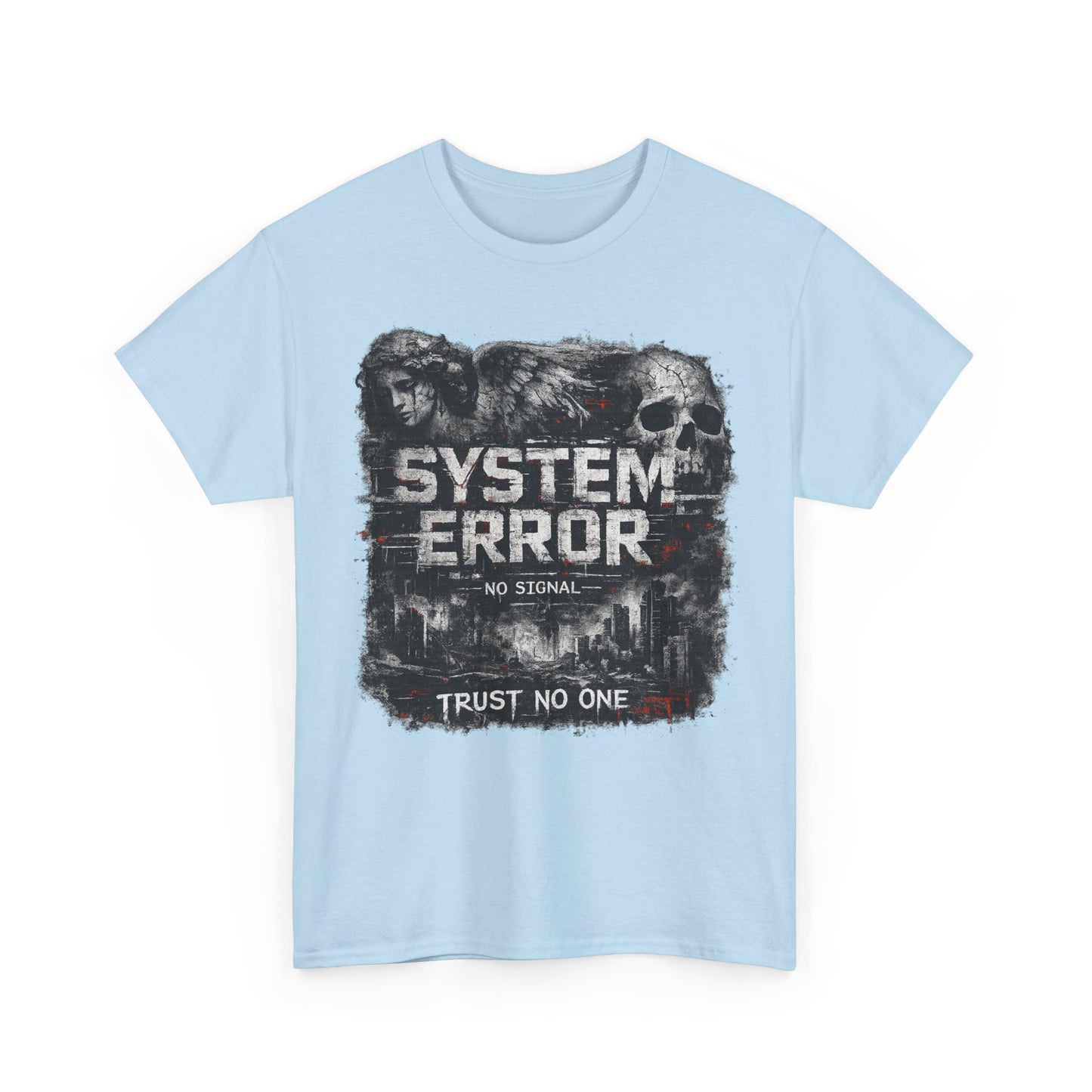 System Error T-Shirt – No Signal | Trust No One | Cyberpunk Streetwear