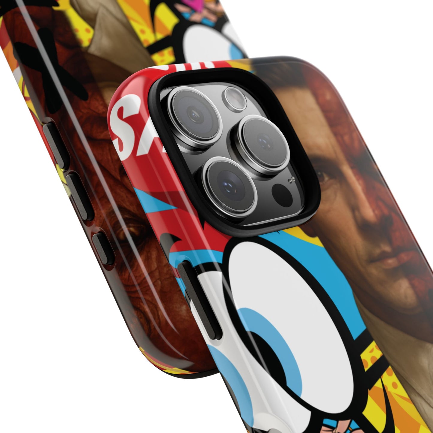 "Between Madness &amp; Temptation" – Devilishly good Pop Art phone case