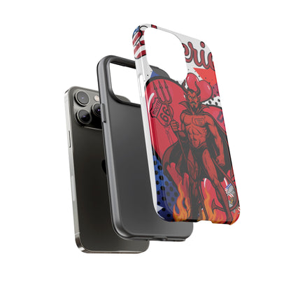 "From Hell with Love - Made in USA" phone case straight from hell