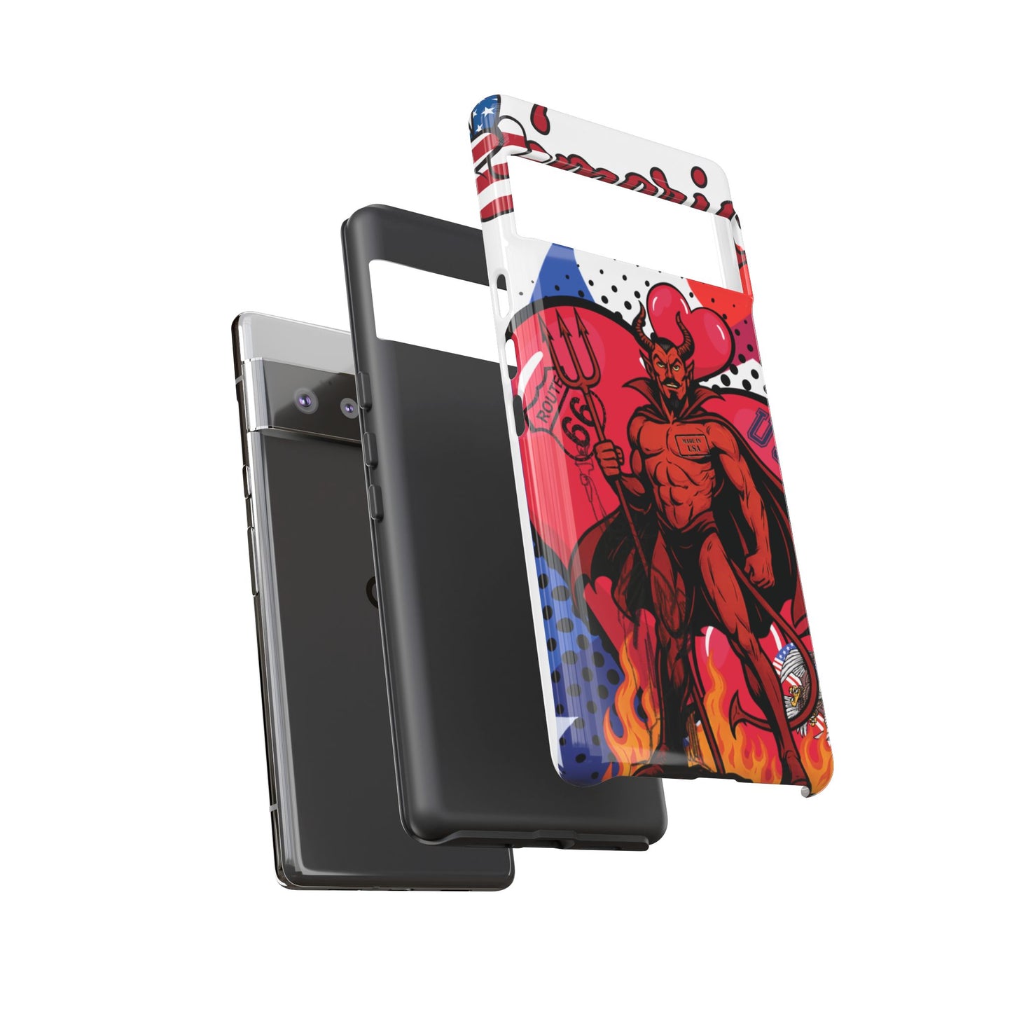 "From Hell with Love - Made in USA" phone case straight from hell