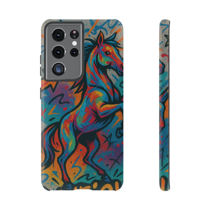 „Horse Power – Graffiti Horse Street Art Design”
