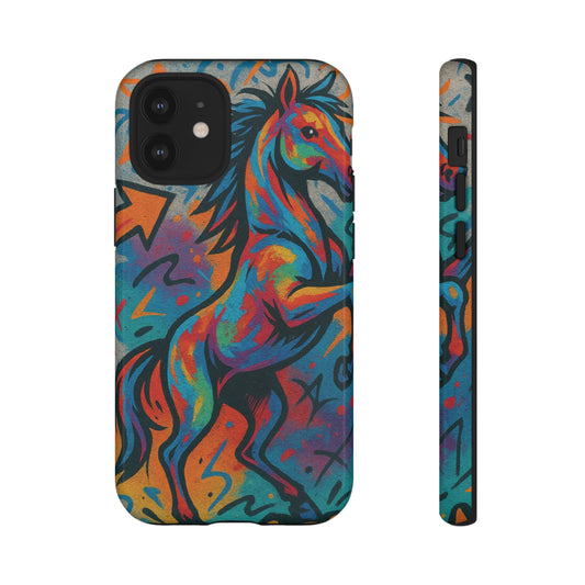 “Horse Power – Graffiti Horse Street Art Design”