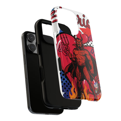 "From Hell with Love - Made in USA" phone case straight from hell