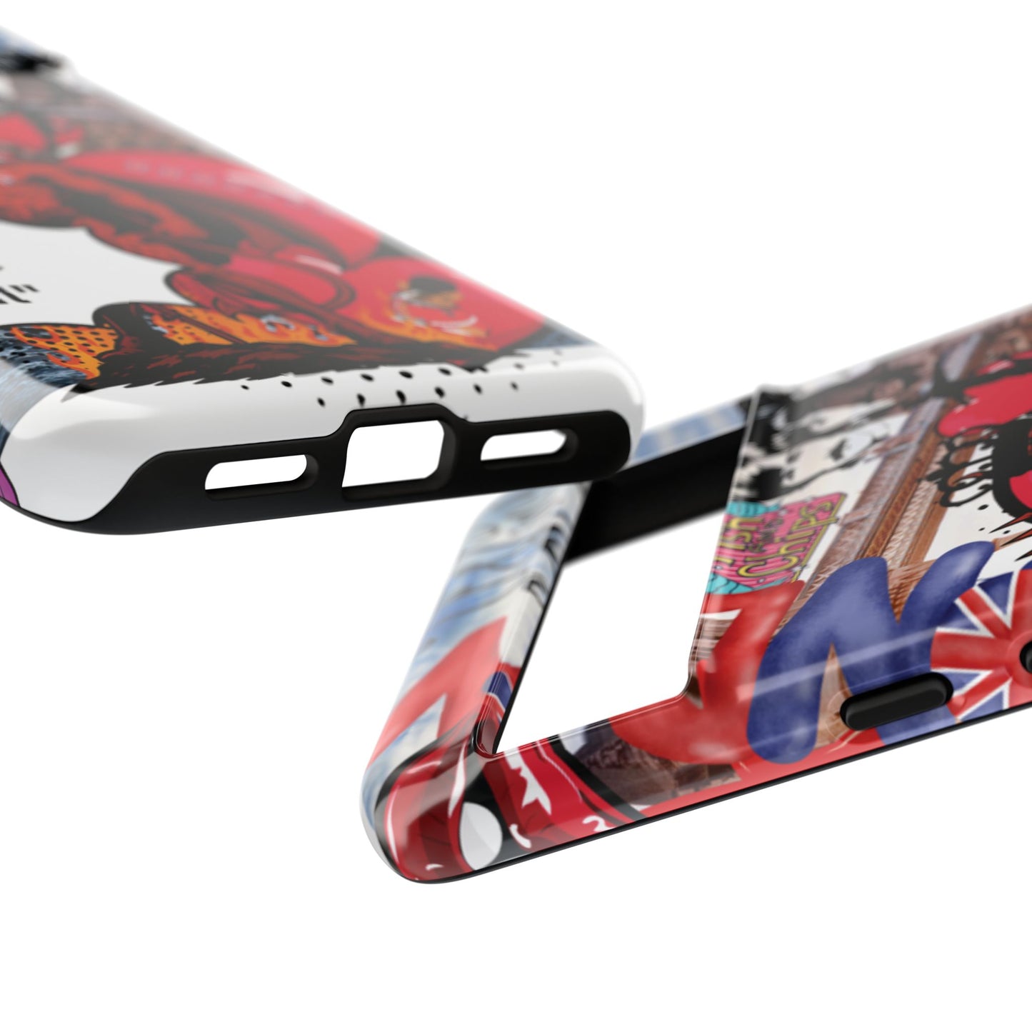 “Speak of the Devil” – Britpop meets Prince of Hell Phone Case