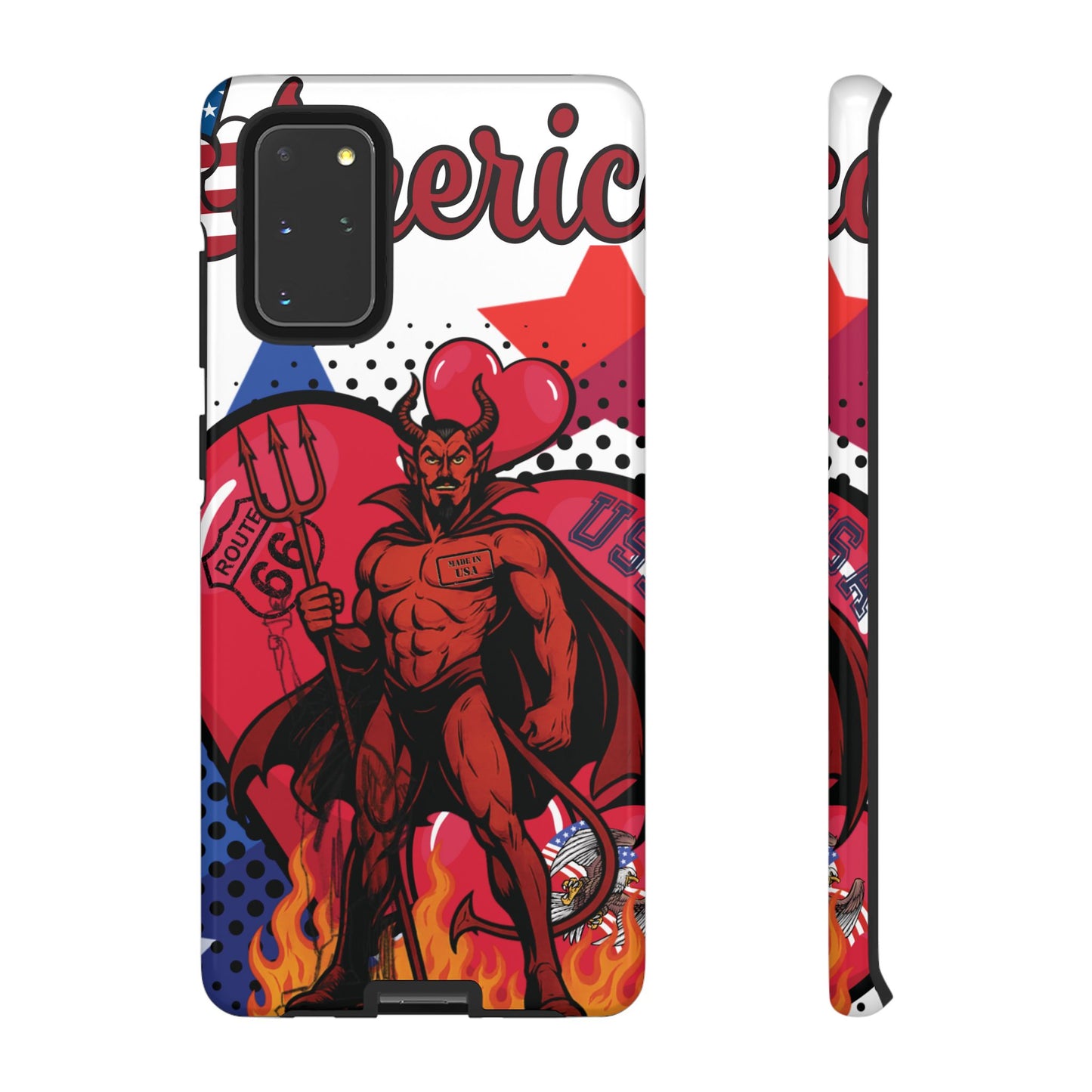 "From Hell with Love - Made in USA" phone case straight from hell