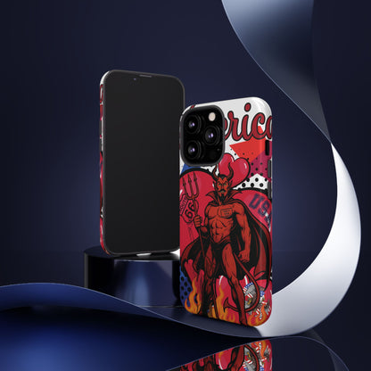 "From Hell with Love - Made in USA" phone case straight from hell