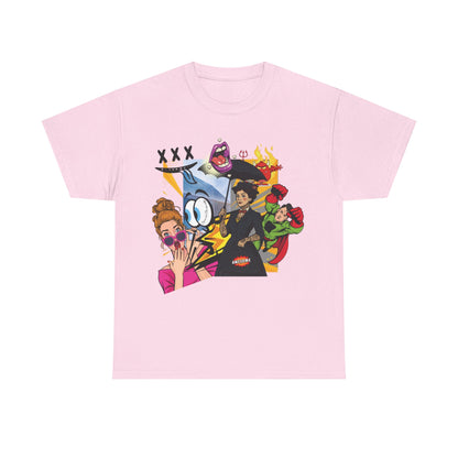 Cartoon Chaos – Pop Art T-Shirt