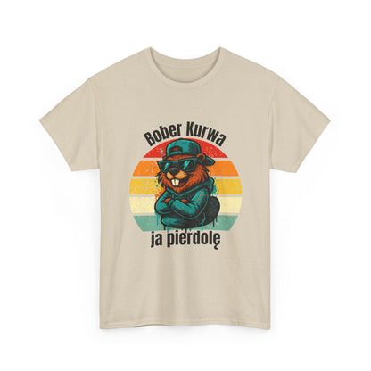 Street-Art Biber T-Shirt – Urban Cartoon mit Sonnenbrille & Hoodie