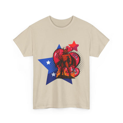 "Inferno Patriot" – USA Pop Art Streetwear T-Shirt