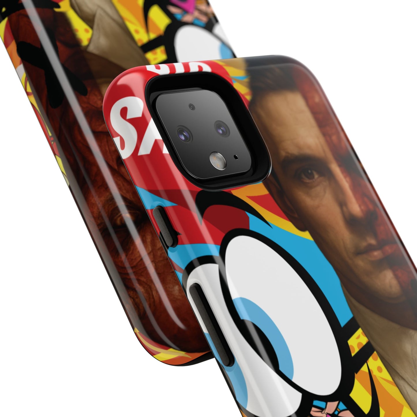 "Between Madness &amp; Temptation" – Devilishly good Pop Art phone case