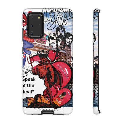 “Speak of the Devil” – Britpop meets Prince of Hell Phone Case