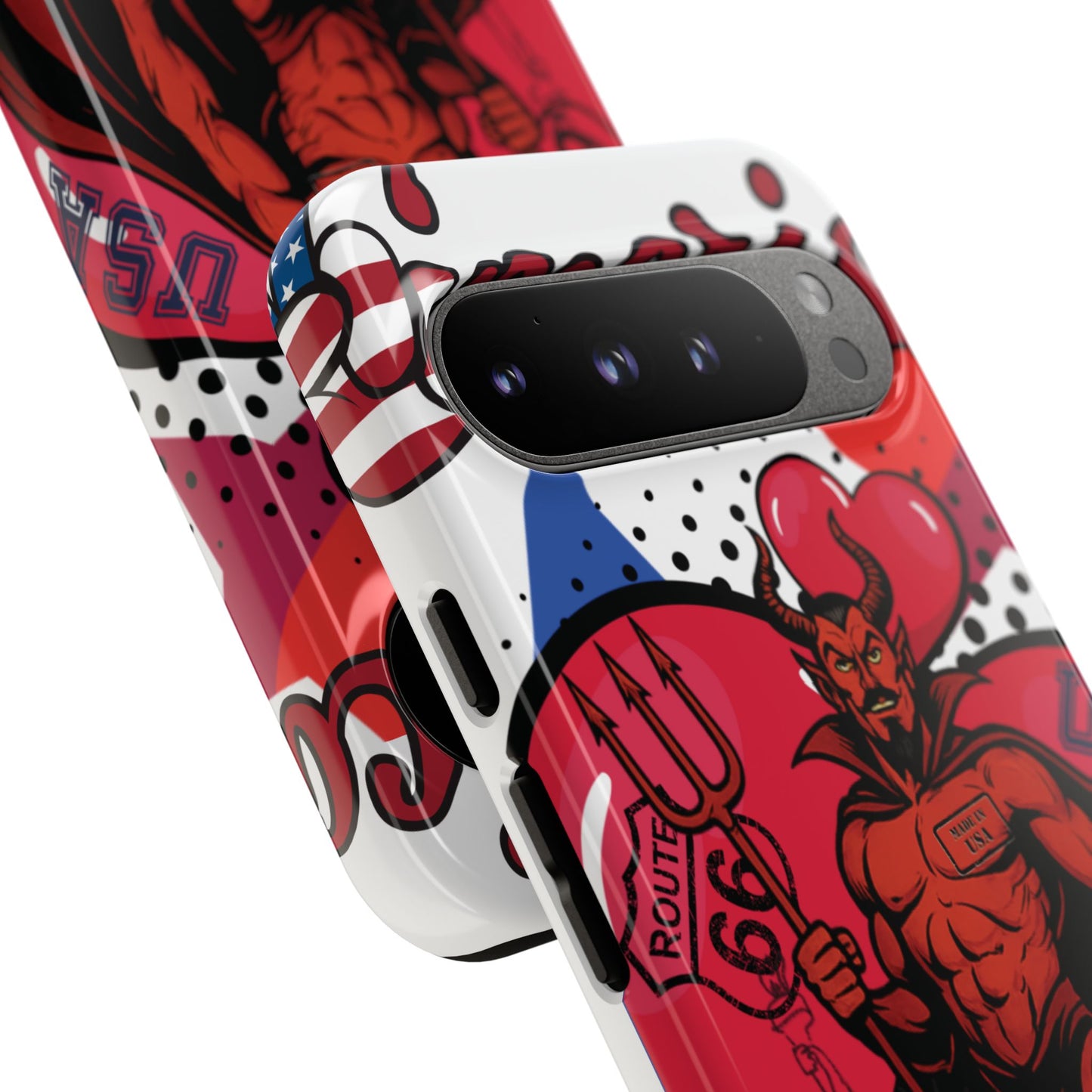 "From Hell with Love - Made in USA" phone case straight from hell