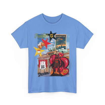 „Deutschland Pop-Art Collage – Urban Street Style T-Shirt“