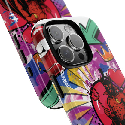 🔥 „To jest Sparta!” – Etui na telefon Pop Art Devil