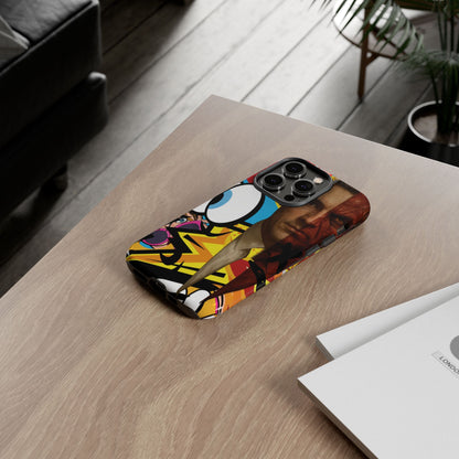 "Between Madness &amp; Temptation" – Devilishly good Pop Art phone case