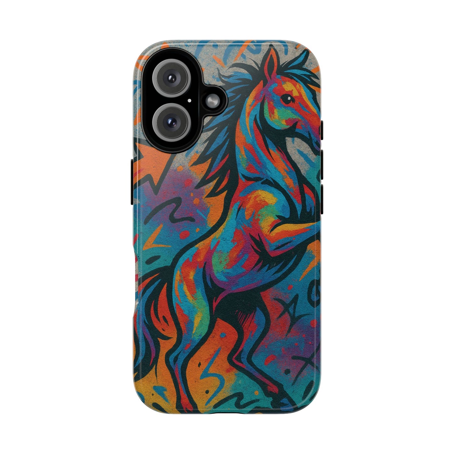 „Horse Power – Graffiti Horse Street Art Design”