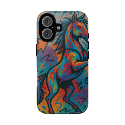 „Horse Power – Graffiti Horse Street Art Design”
