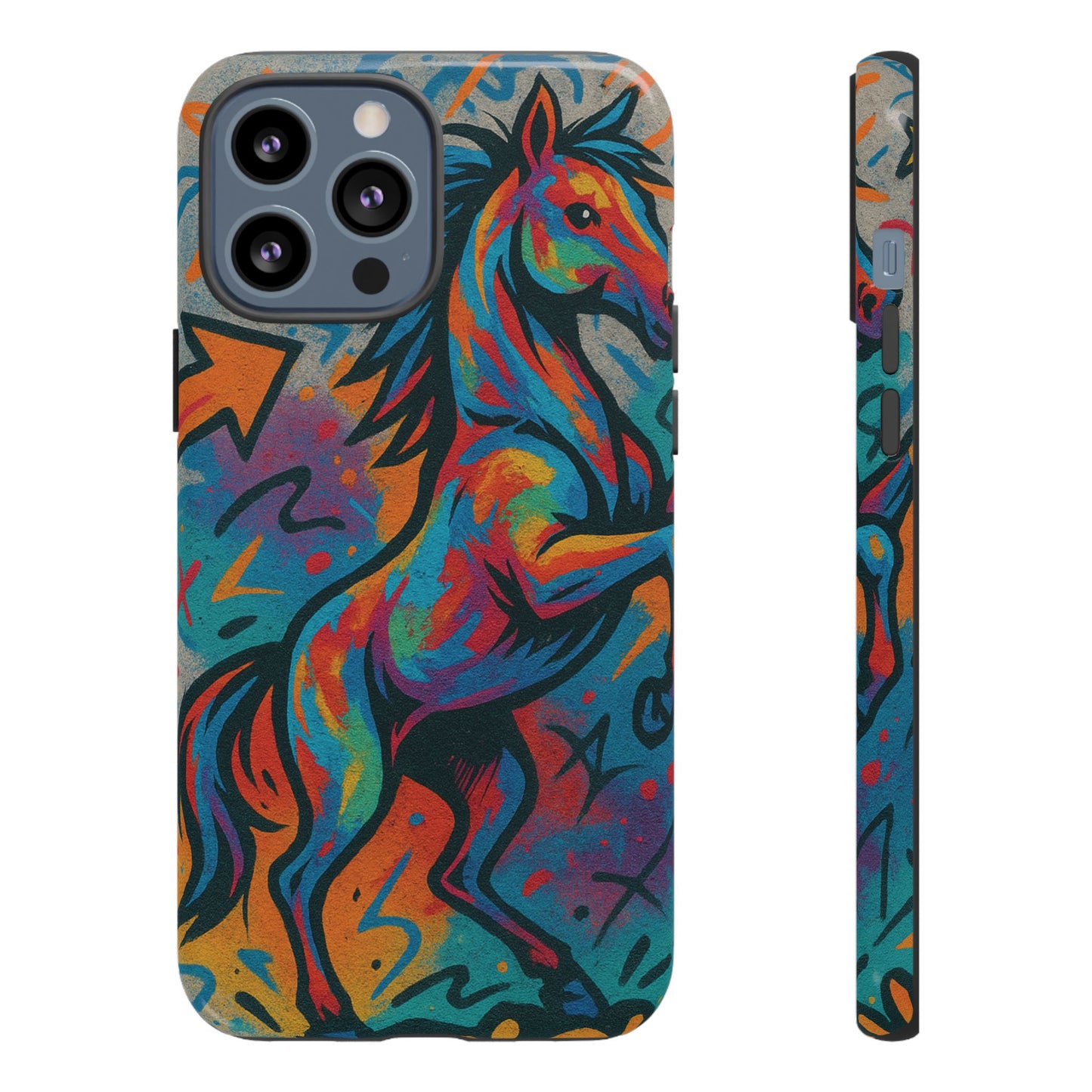 „Horse Power – Graffiti Horse Street Art Design”