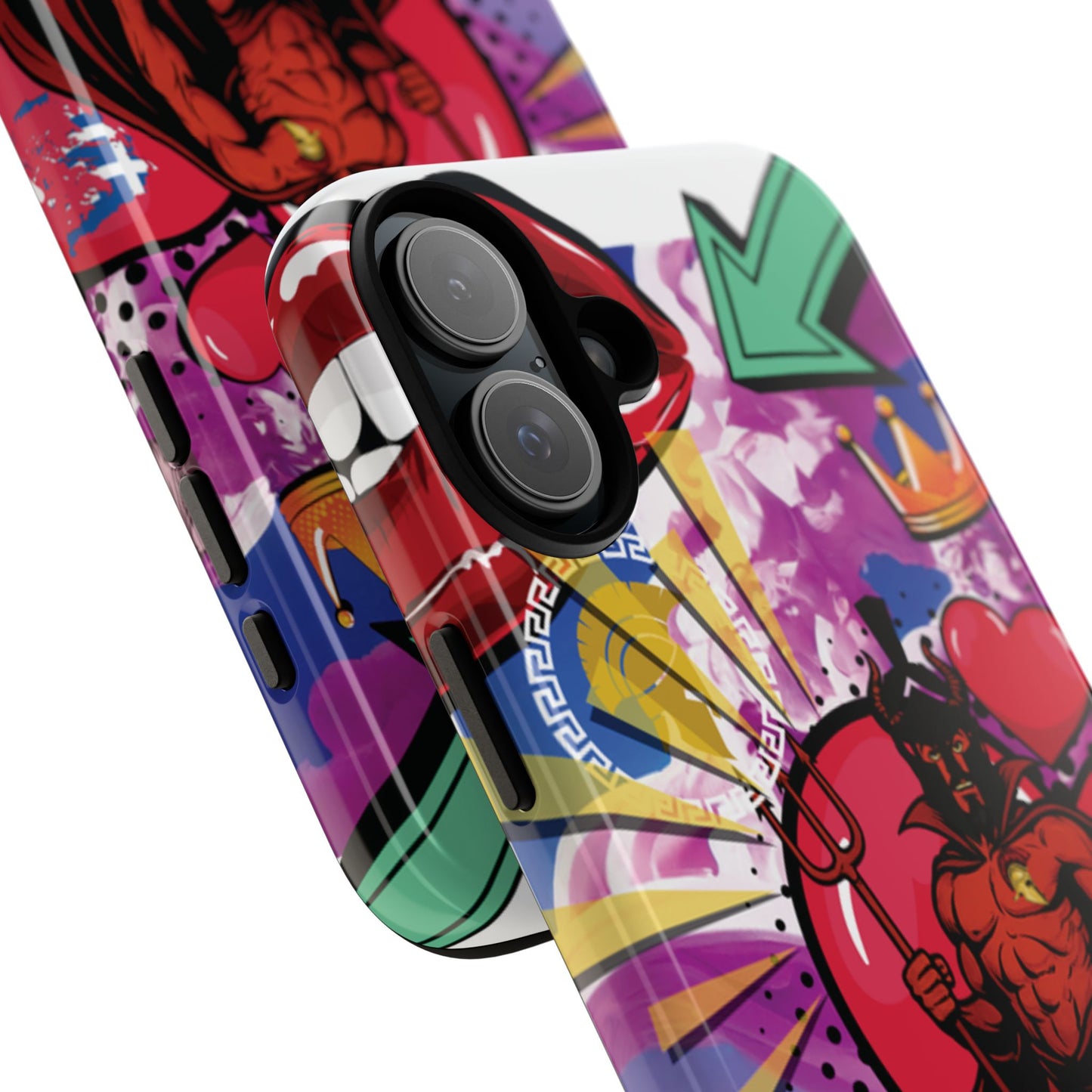 🔥 „To jest Sparta!” – Etui na telefon Pop Art Devil