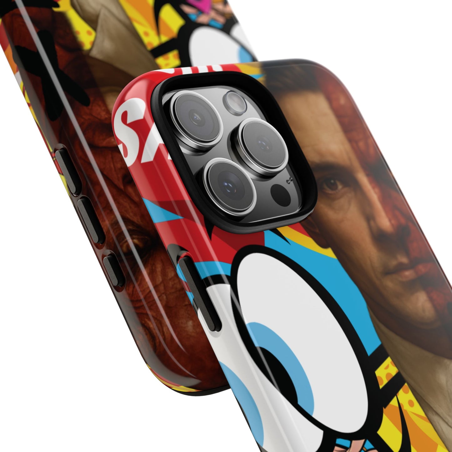 "Between Madness &amp; Temptation" – Devilishly good Pop Art phone case