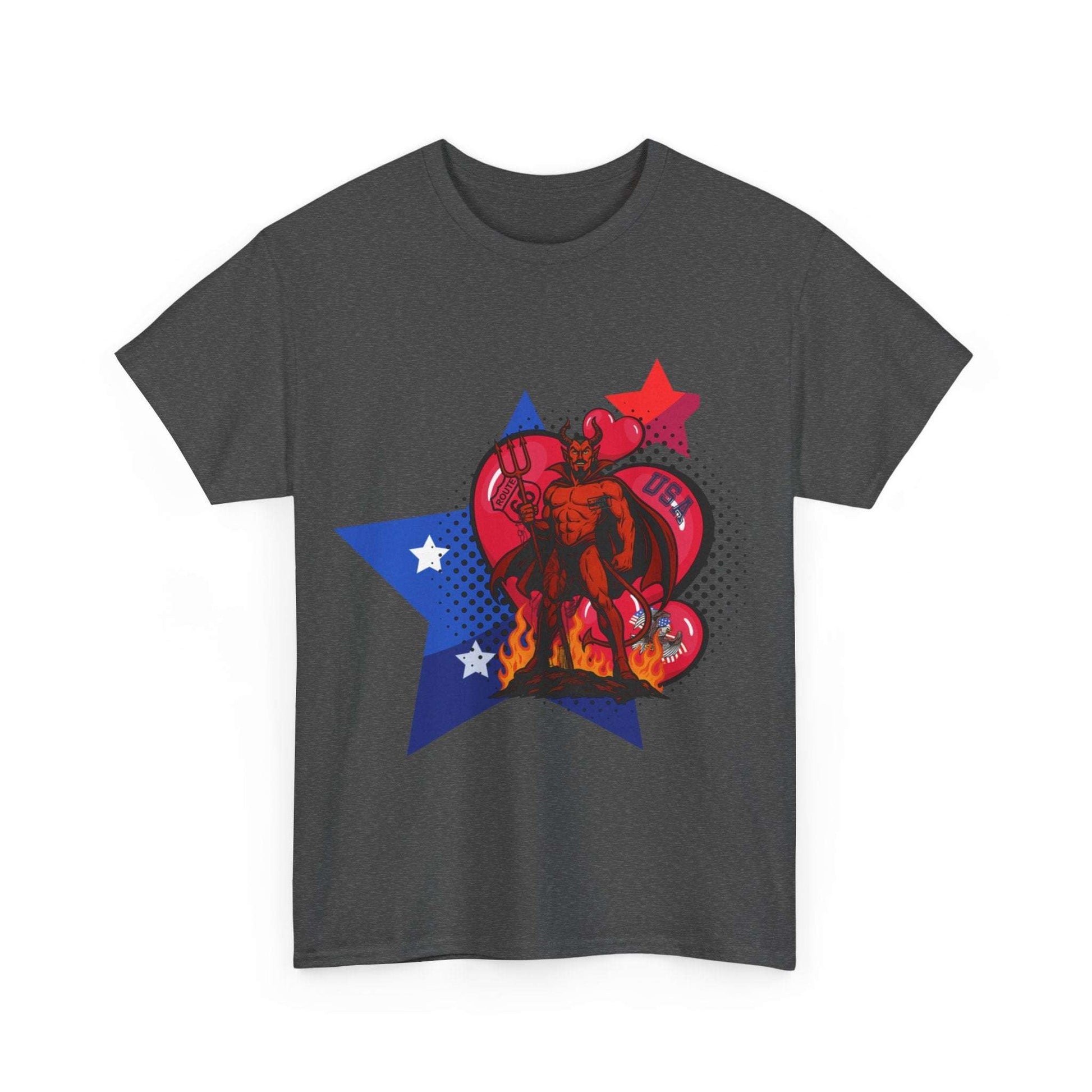"Inferno Patriot" – USA Pop-Art Streetwear T-Shirt