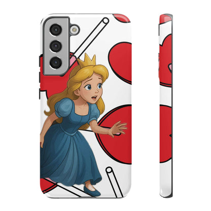 "Verwunschene Prinzessin – Handyhülle im Märchen-Hearts Look"