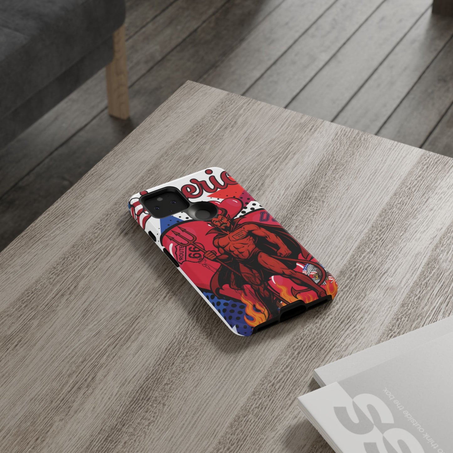 "From Hell with Love - Made in USA" phone case straight from hell