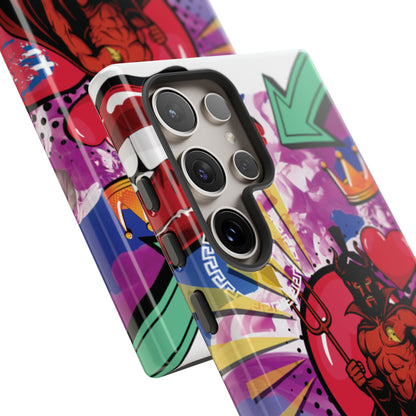🔥 „To jest Sparta!” – Etui na telefon Pop Art Devil