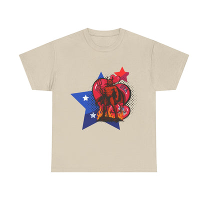 "Inferno Patriot" – USA Pop Art Streetwear T-Shirt