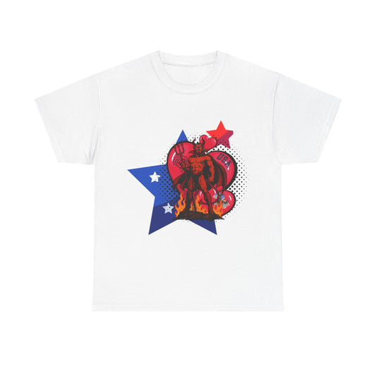 "Inferno Patriot" – USA Pop-Art Streetwear T-Shirt