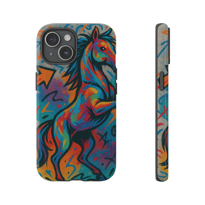 „Horse Power – Graffiti Horse Street Art Design”