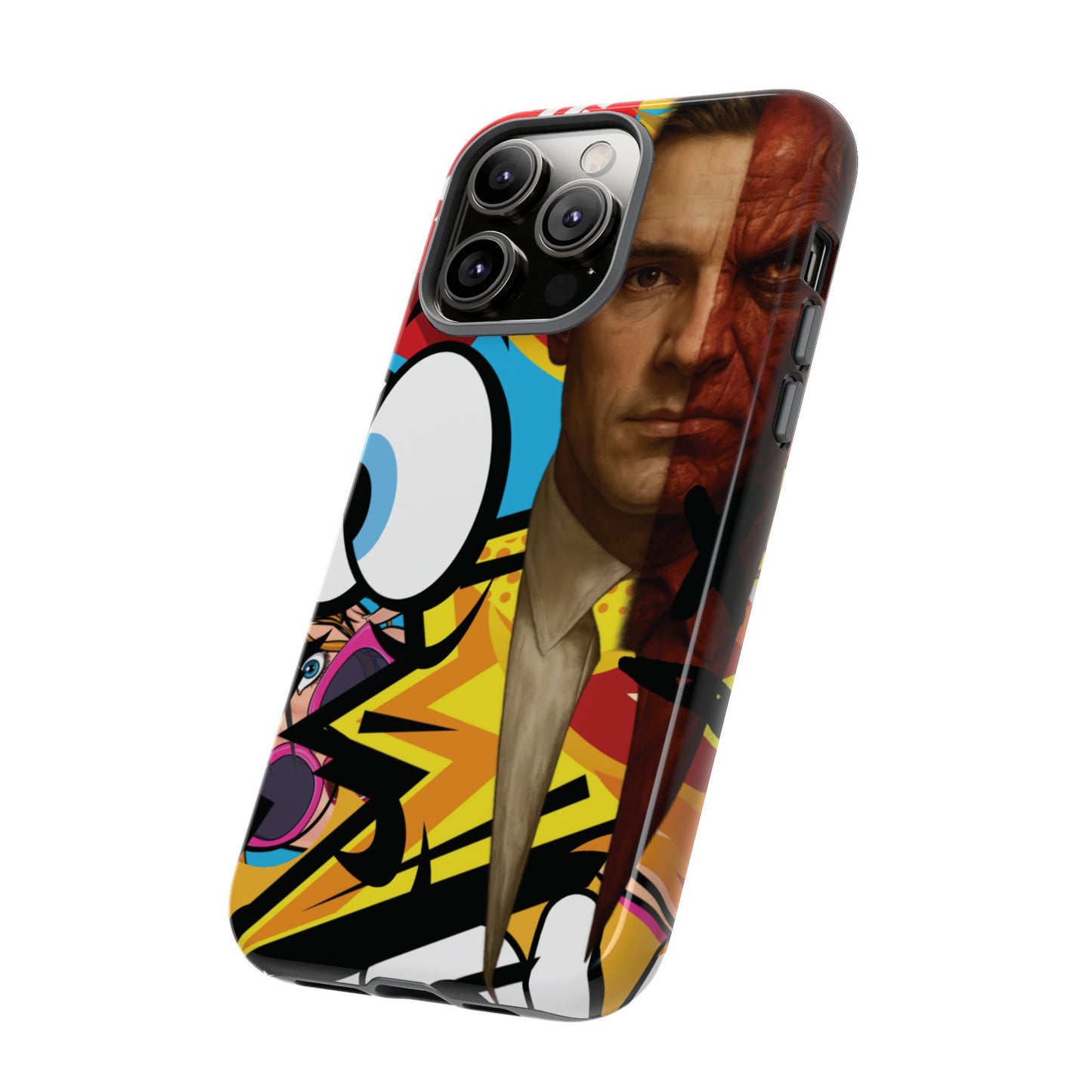 "Between Madness &amp; Temptation" – Devilishly good Pop Art phone case