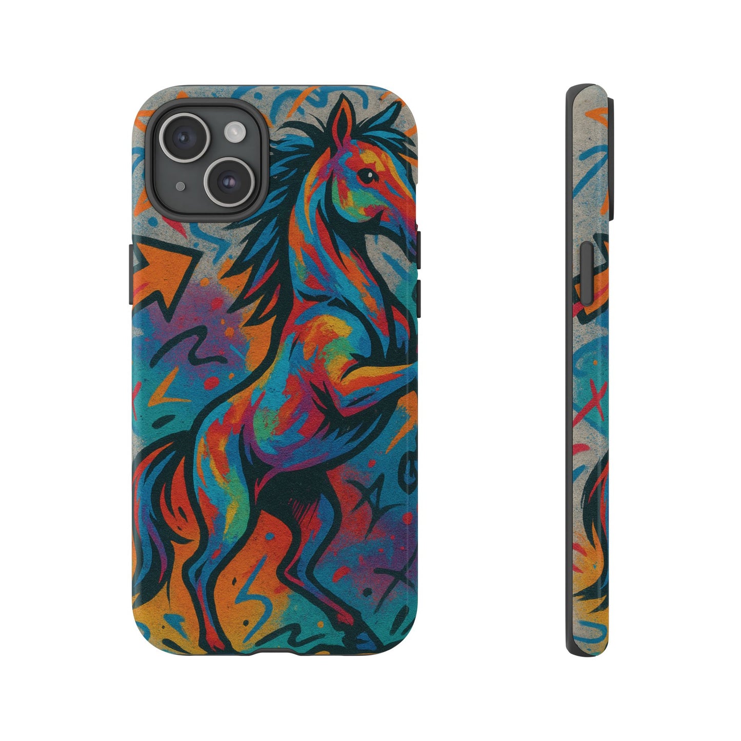 „Horse Power – Graffiti Horse Street Art Design”