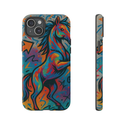 „Horse Power – Graffiti Horse Street Art Design”