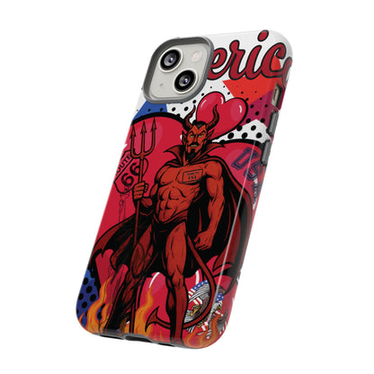 "From Hell with Love - Made in USA" phone case straight from hell