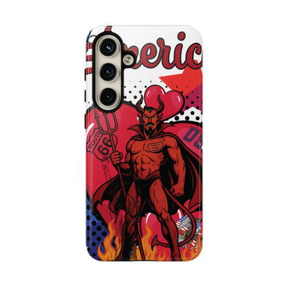 "From Hell with Love - Made in USA" phone case straight from hell