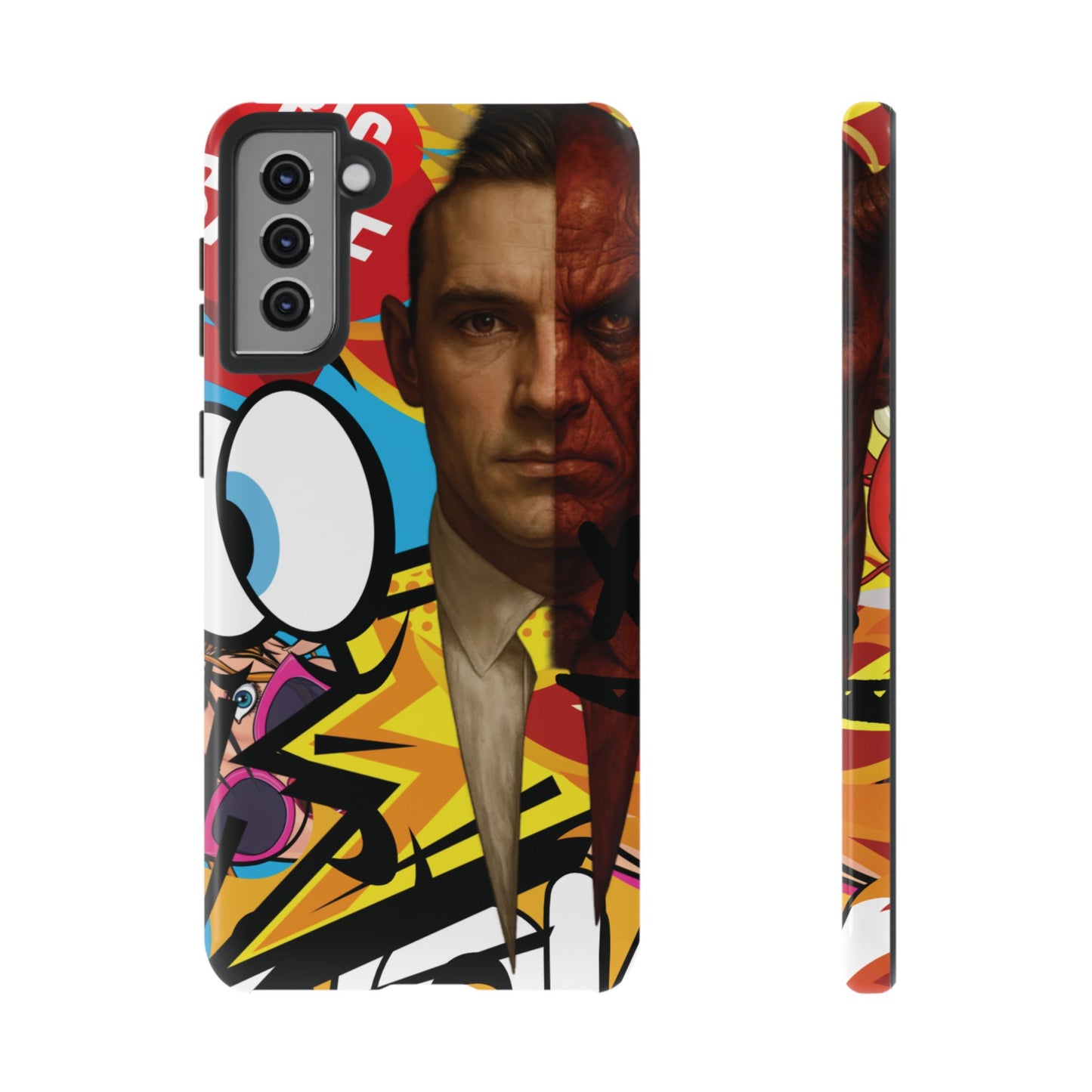 "Between Madness &amp; Temptation" – Devilishly good Pop Art phone case
