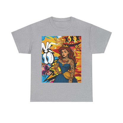 "„Inked Royalty – Schreib dein eigenes Märchen" Pop-Art T-Shirt Explosion