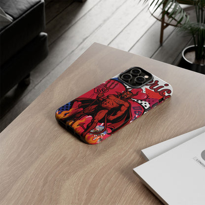 "From Hell with Love - Made in USA" phone case straight from hell