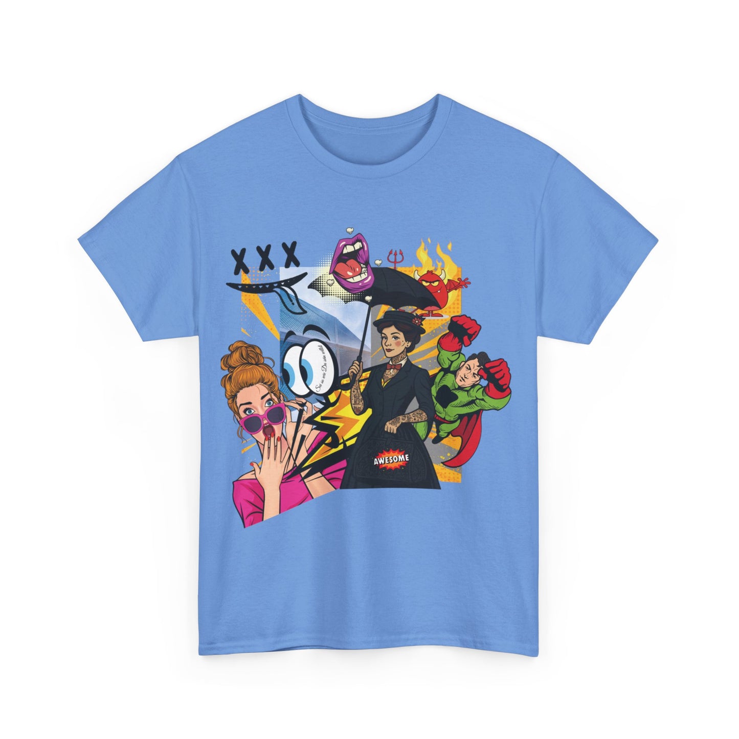 Cartoon Chaos – Pop Art T-Shirt