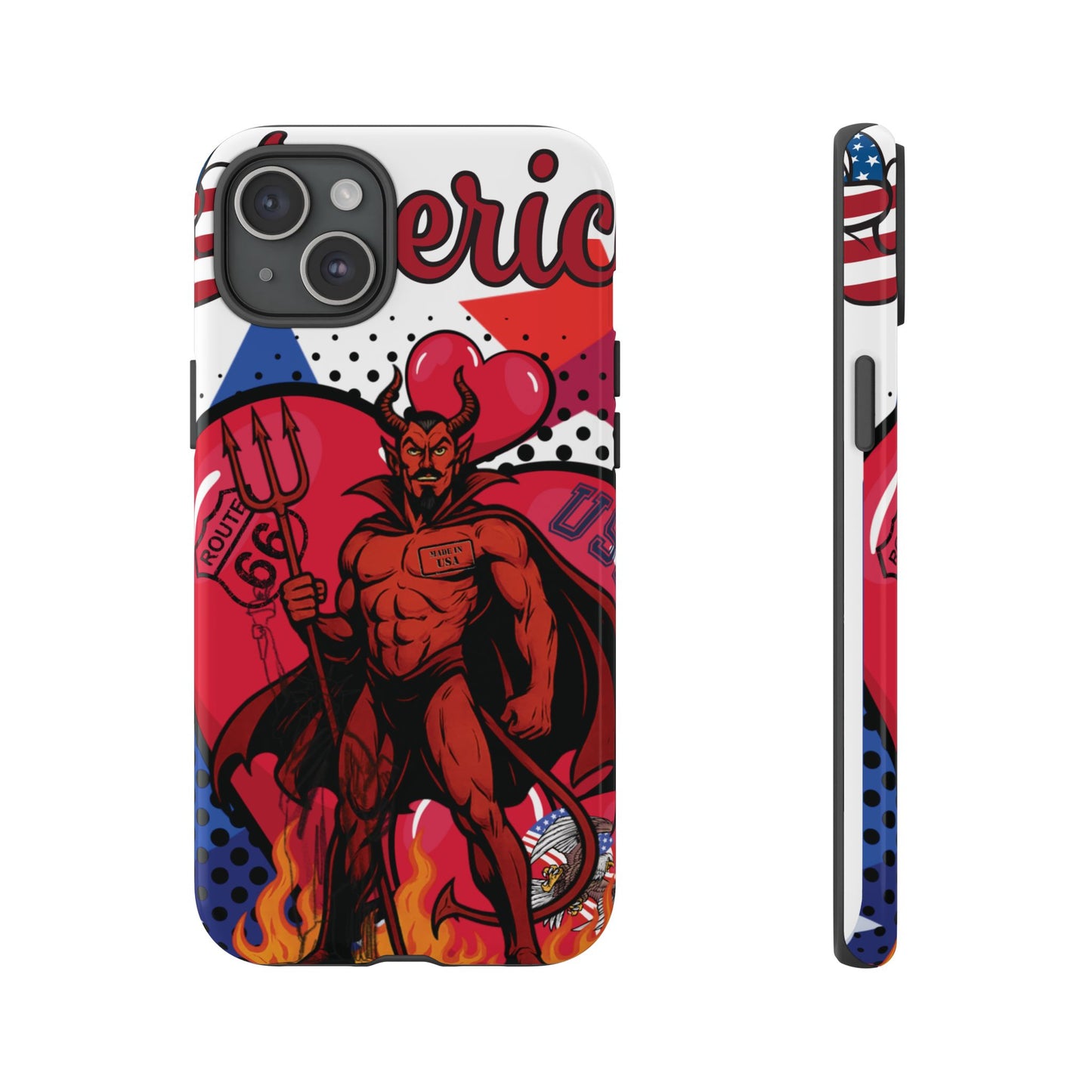 "From Hell with Love - Made in USA" phone case straight from hell