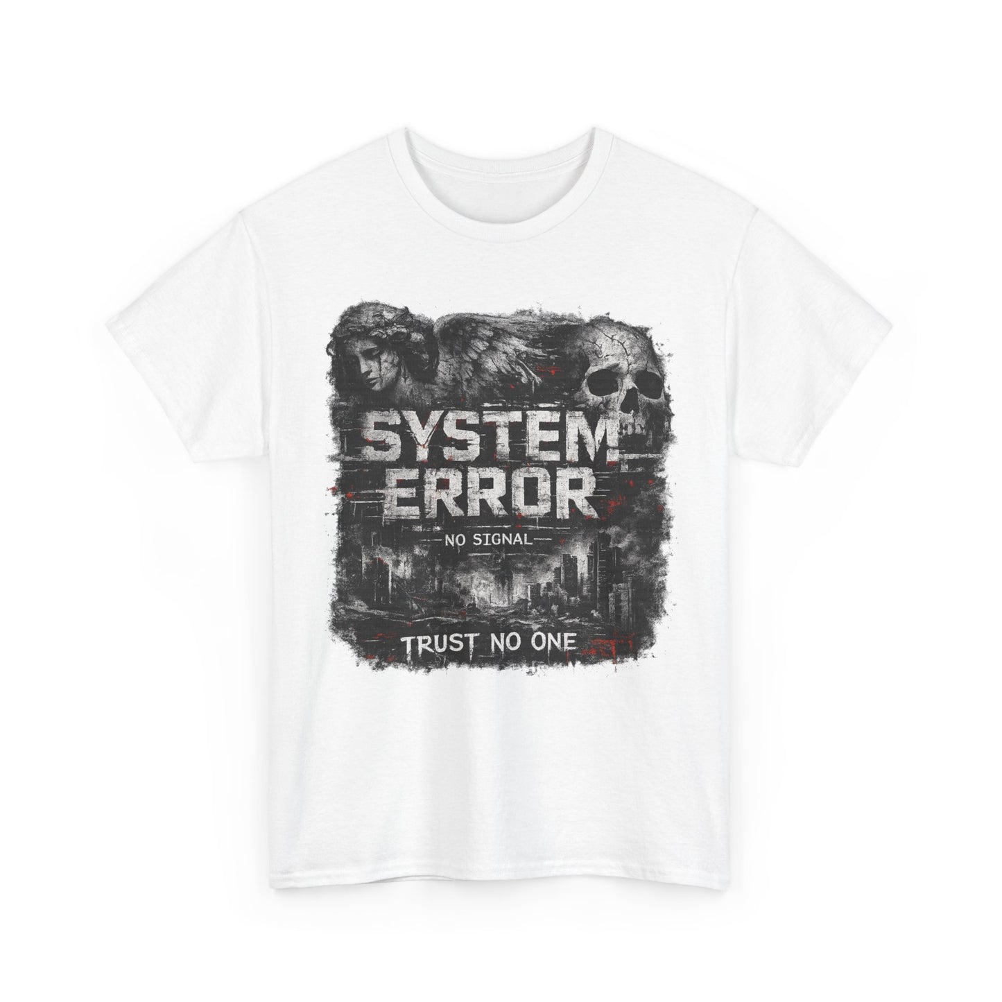 System Error T-Shirt – No Signal | Trust No One | Cyberpunk Streetwear