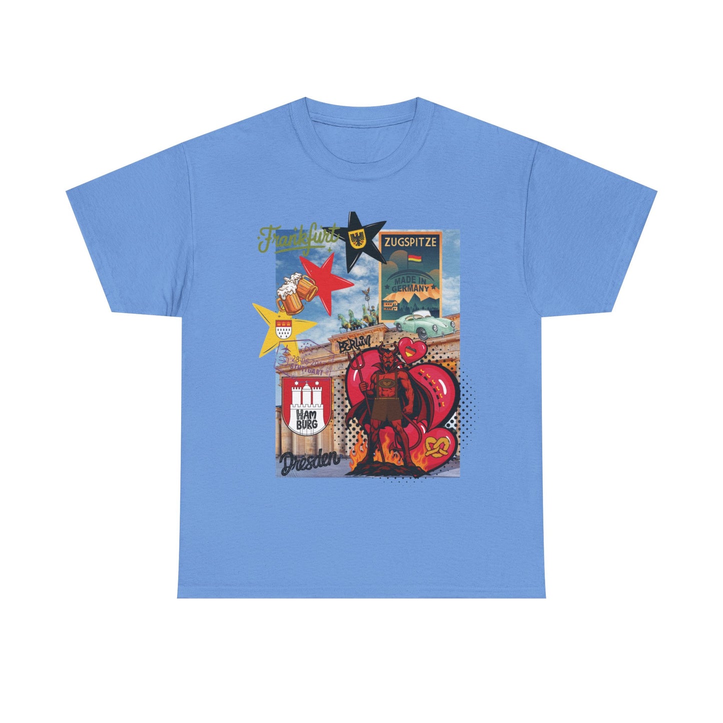 „Deutschland Pop-Art Collage – Urban Street Style T-Shirt“