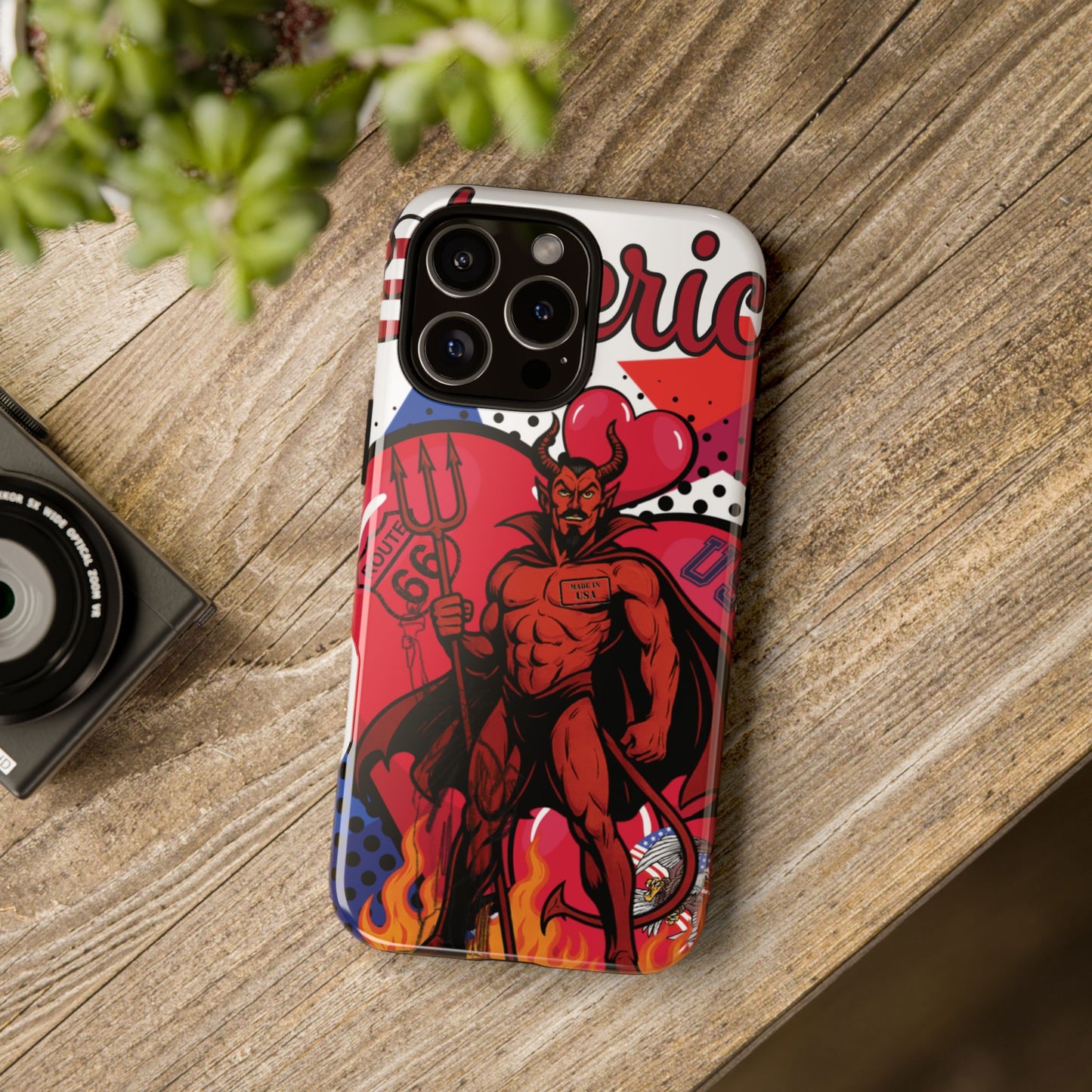 "From Hell with Love - Made in USA" phone case straight from hell